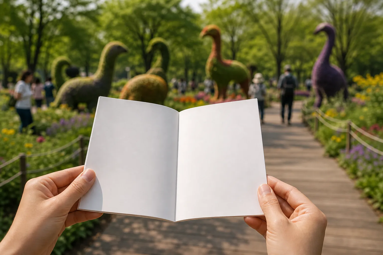 Pokemon garden stamp rally Seoul Forest visitor guide concept