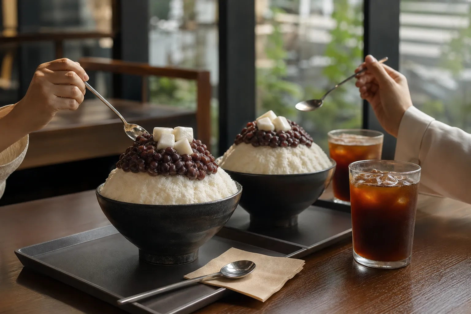 Patswe Donggyo-dong Yeonnam bingsoo cafe concept