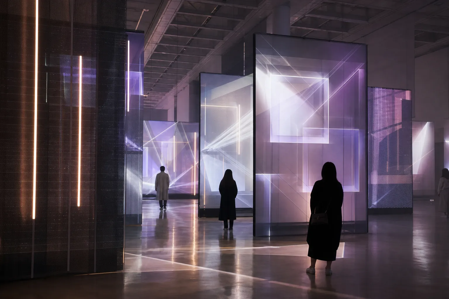 YDP 아트스퀘어 리빙지오메트리 KAIST XD Lab exhibition Yeongdeungpo guide concept