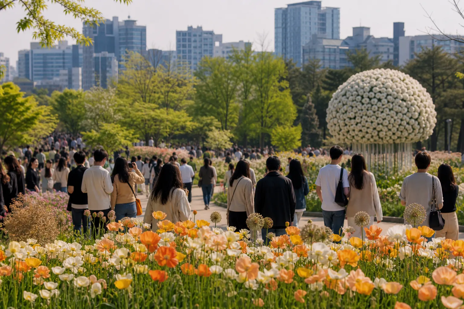 Seoul Garden Show Passes 2.5 Million Visitors in 20 Days Seoul Forest event concept