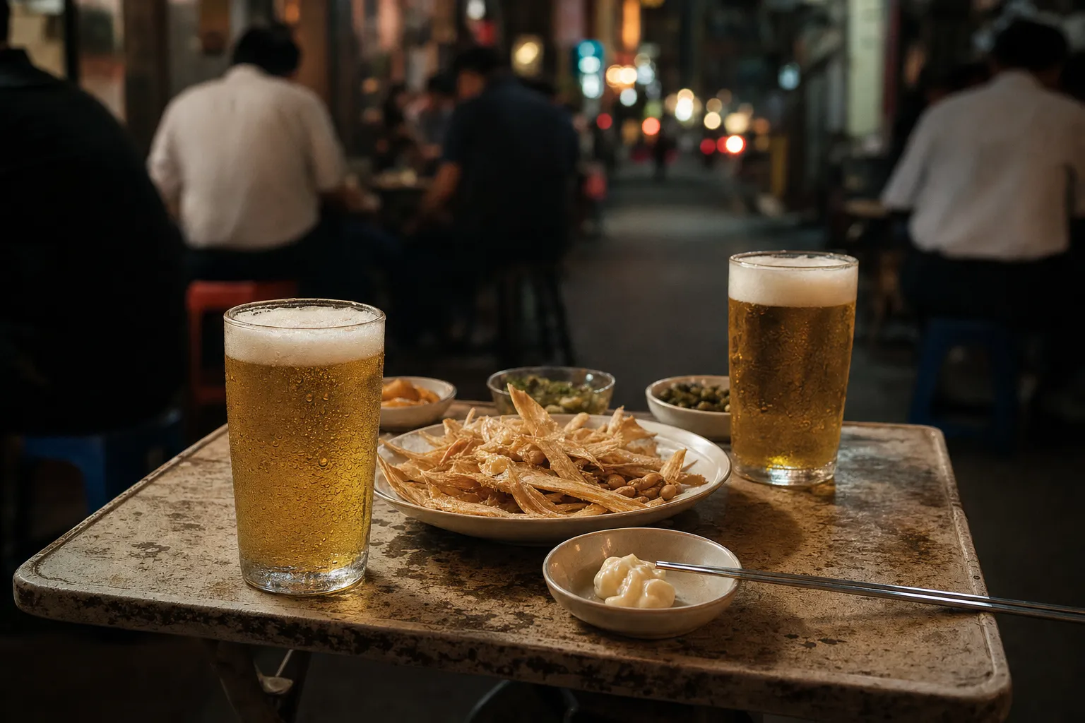 Euljiro Nogari Alley Outdoor Seating: What Changed in Seoul’s Beloved Beer Street 2 을지로 노가리골목 야장 beer and dried pollack culture