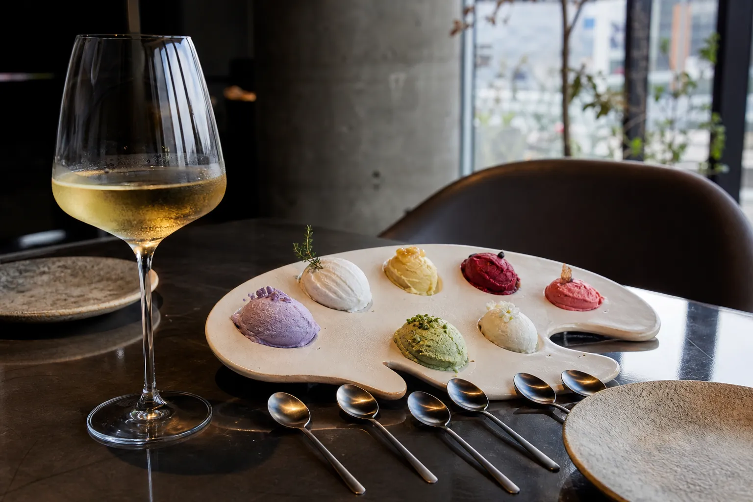 Seongsu Sofa Gelato Palette wine and dessert cafe