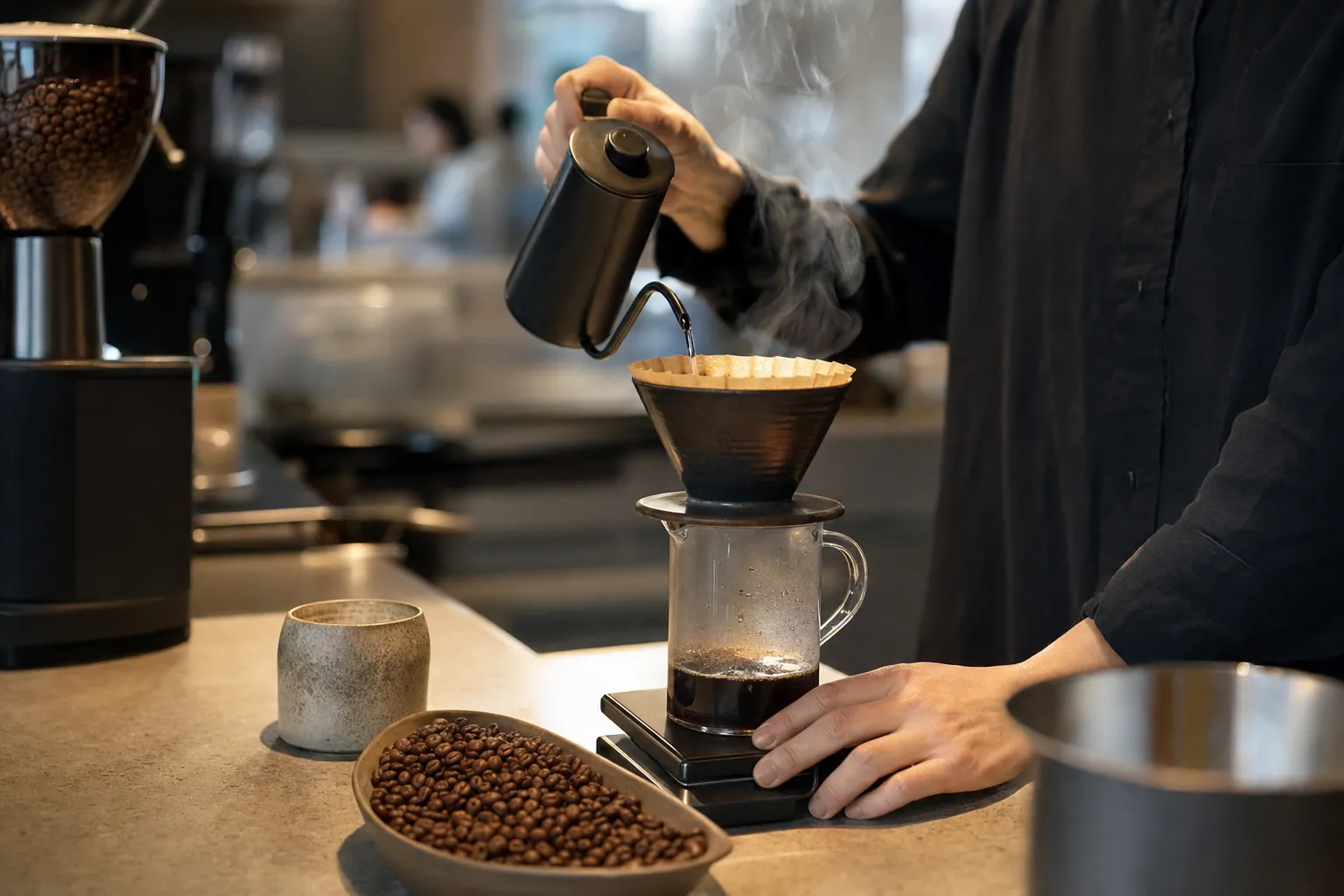 Mesh Coffee Seoul Forest coffee menu highlights in Seongsu