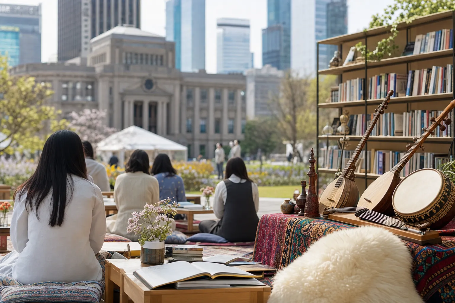 Seoul Plaza Central Asian culture festival programs Seoul Outdoor Library guide