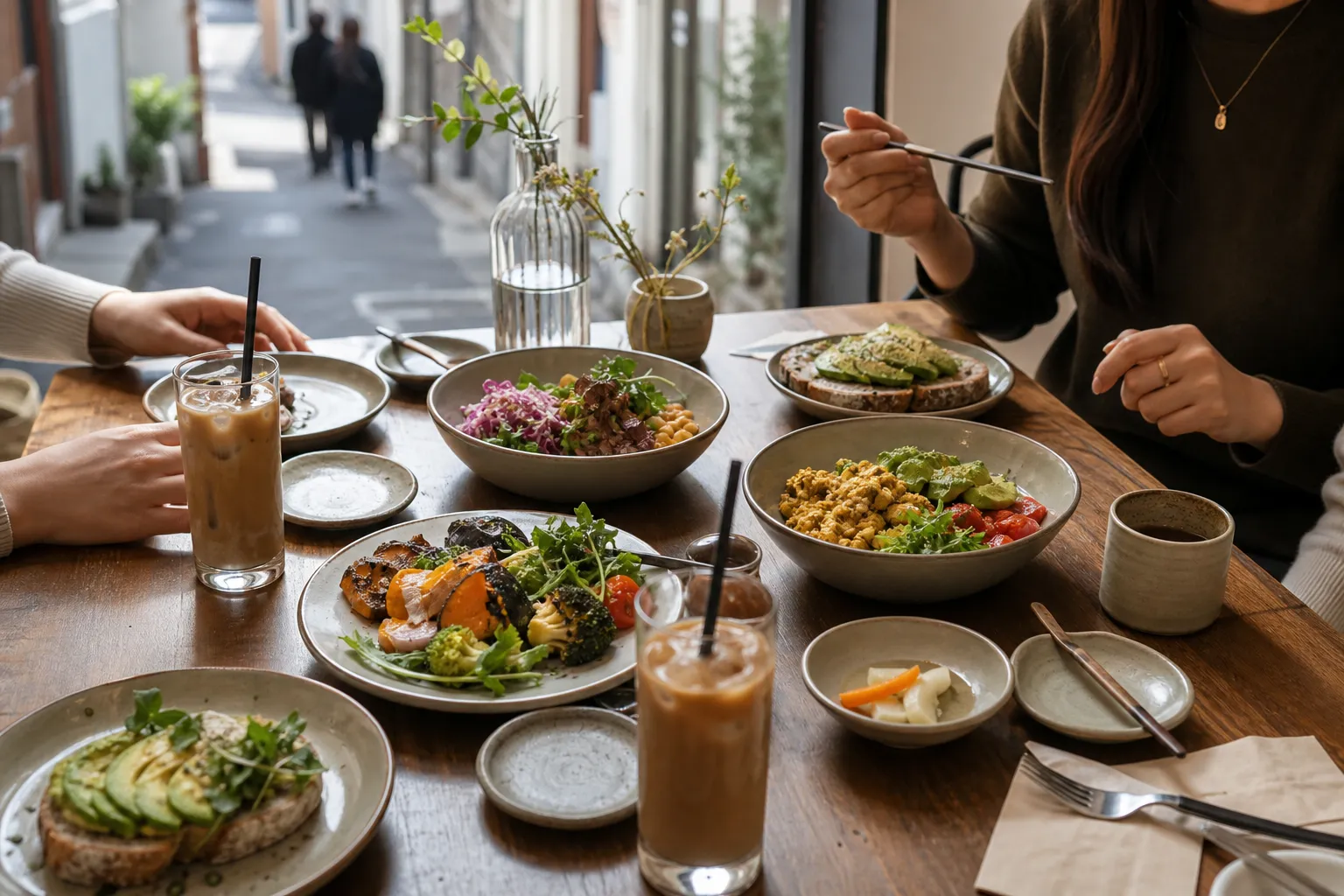 경리단길 숨은 브런치 맛집 vegetable forward Itaewon Seoul brunch