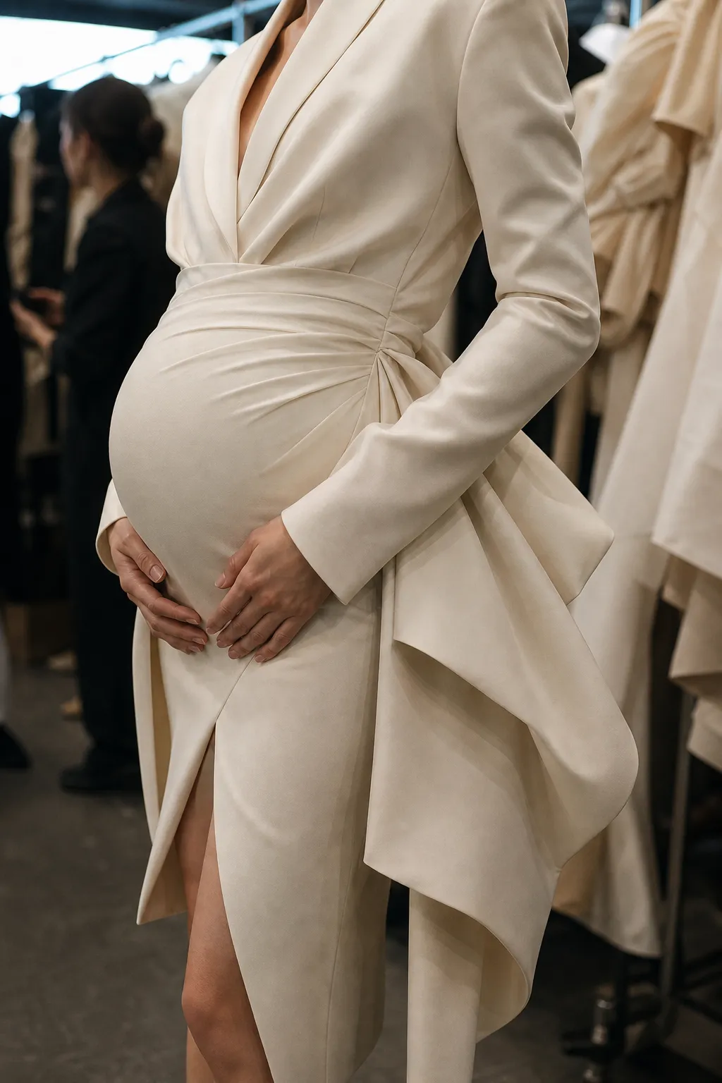 Sora Choi pregnancy runway Seoul fashion concept