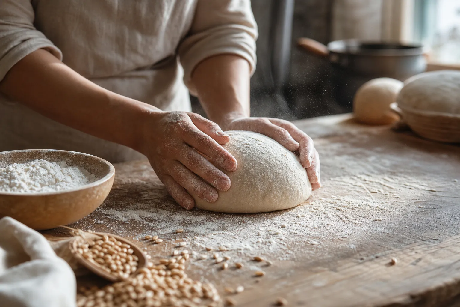 구례 목월빵집 local grain natural fermentation bakery