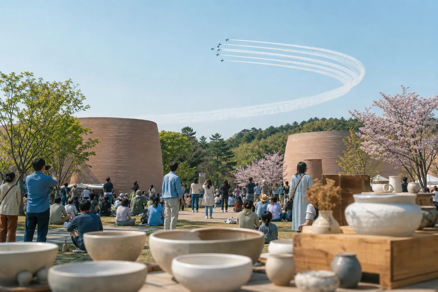 Yeoju Ceramics Festival Black Eagles Airshow viewing area guide