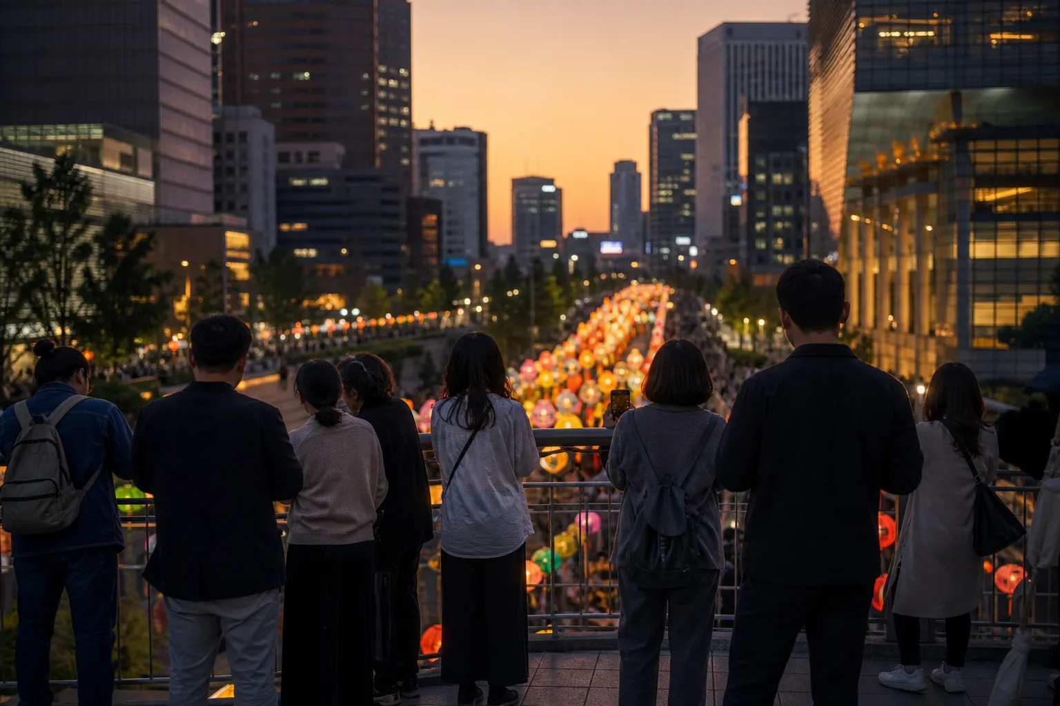 Jongno Yeondeunghoe viewing spots 2026 lantern parade route concept