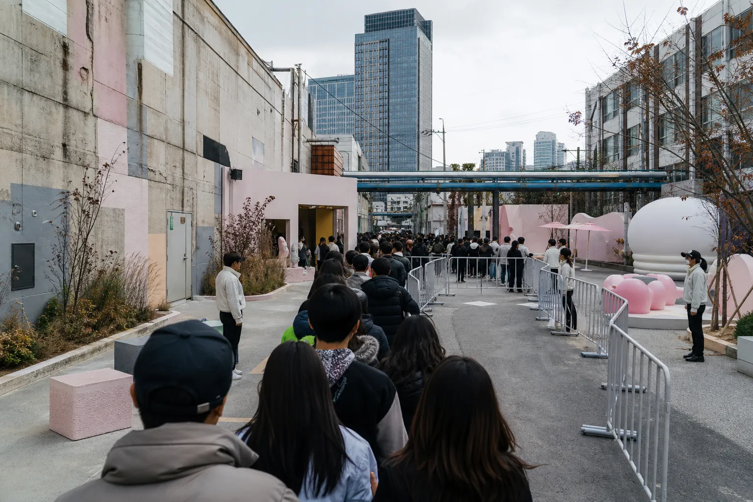 Seongsu Ditto Playground free admission crowd limits entry concept