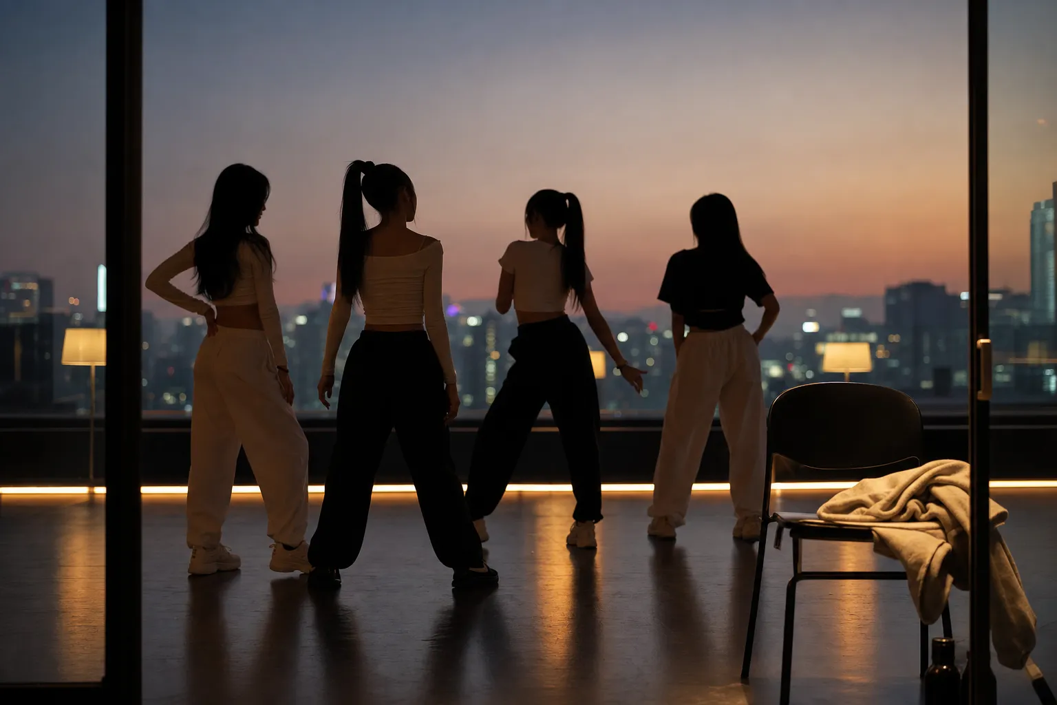 FIFTY FIFTY early June comeback four-member lineup concept
