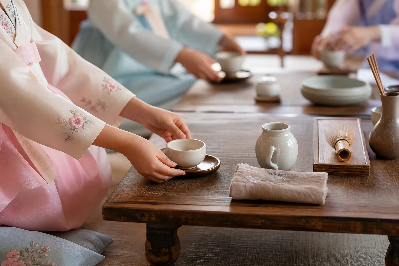 Namsangol Etiquette Class for Children 2026 tea etiquette group class