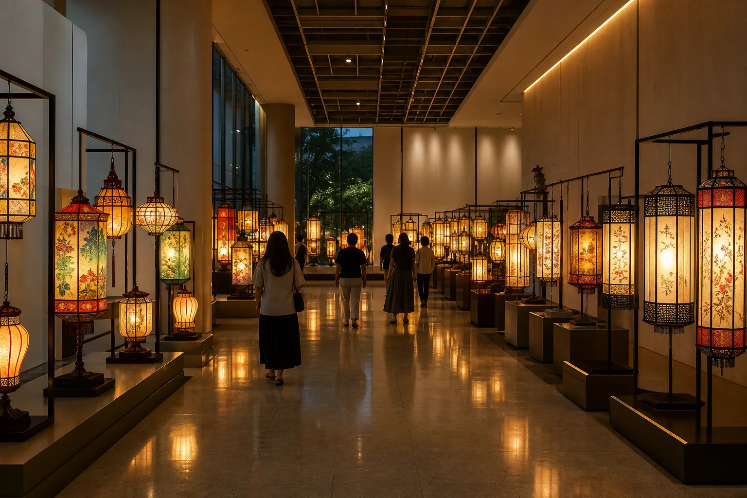 Seoul Museum of Craft Art Traditional Lantern Exhibition Guide city venue concept