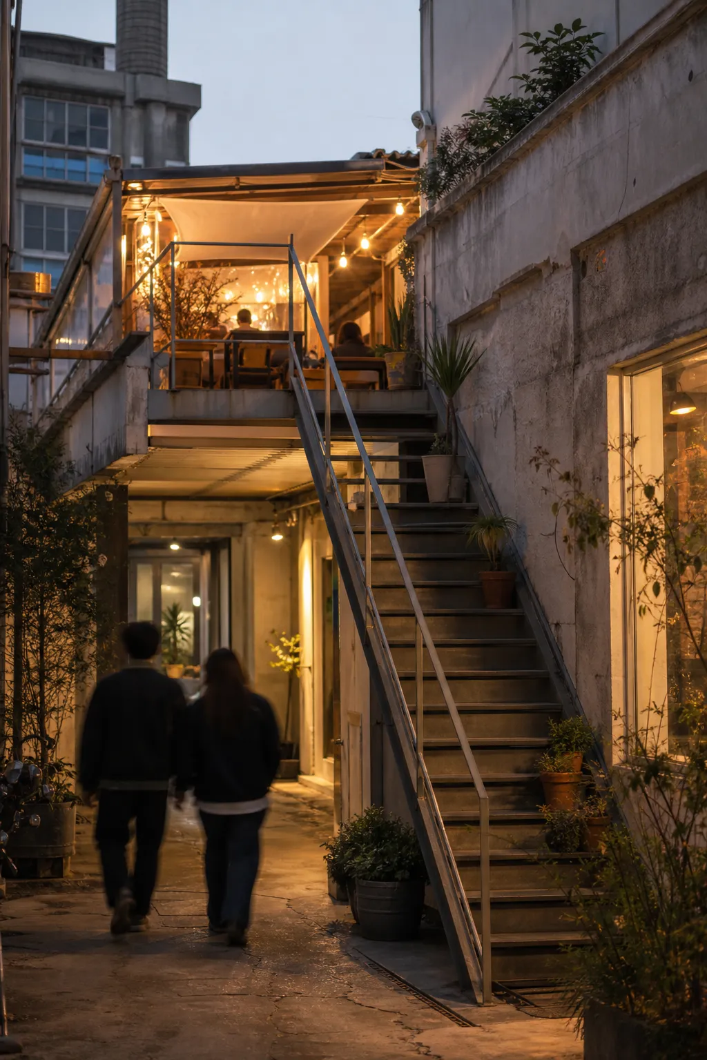Mullae Baekya Rooftop industrial alley cafe guide