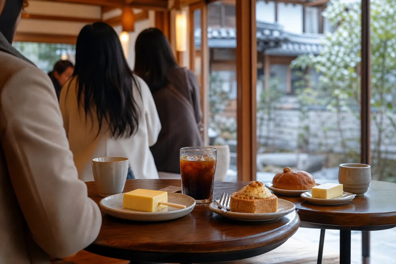 Tongui-dong Geuraedo Bakery Seochon butter tteok cafe trend