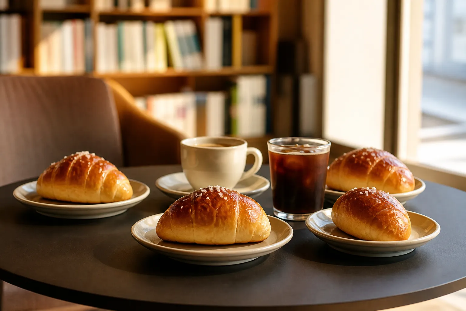 Cafe Gongmyeong Mangwonchaekbbang salt bread flavors