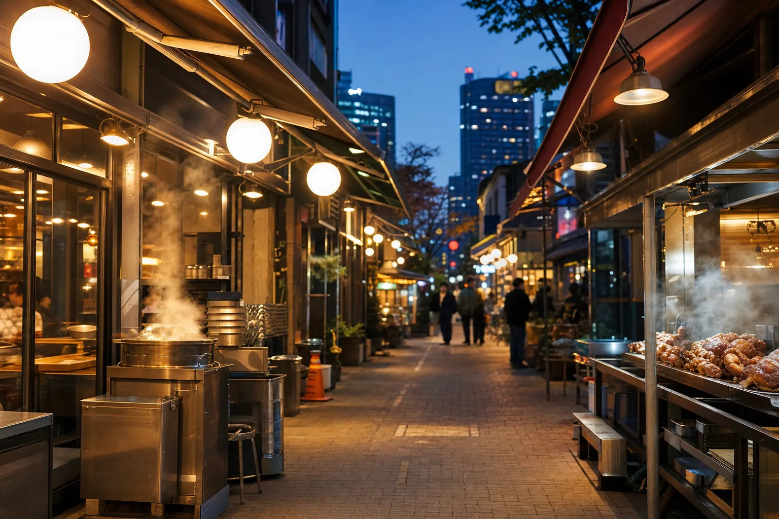 Gongdeok Jokbal Alley near Gongdeok Station Exit 5 Mapo food street