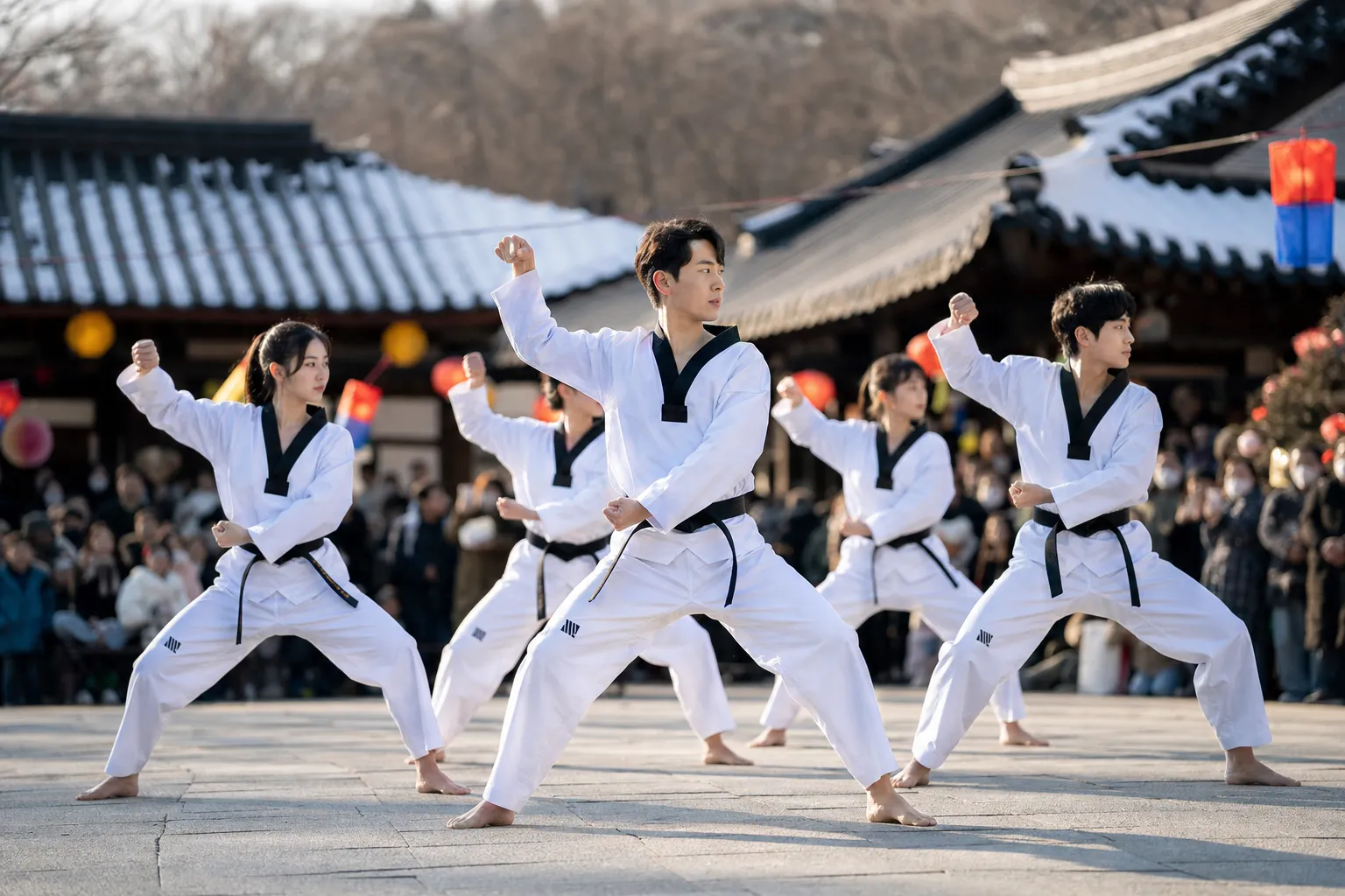 Namsangol Taekwondo Schedule past 2026 Seollal program Seoul concept