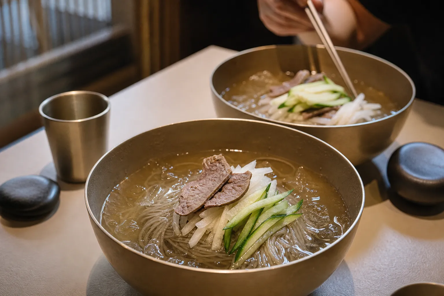 Andeok beef naengguksu Jongno Seoul dining guide