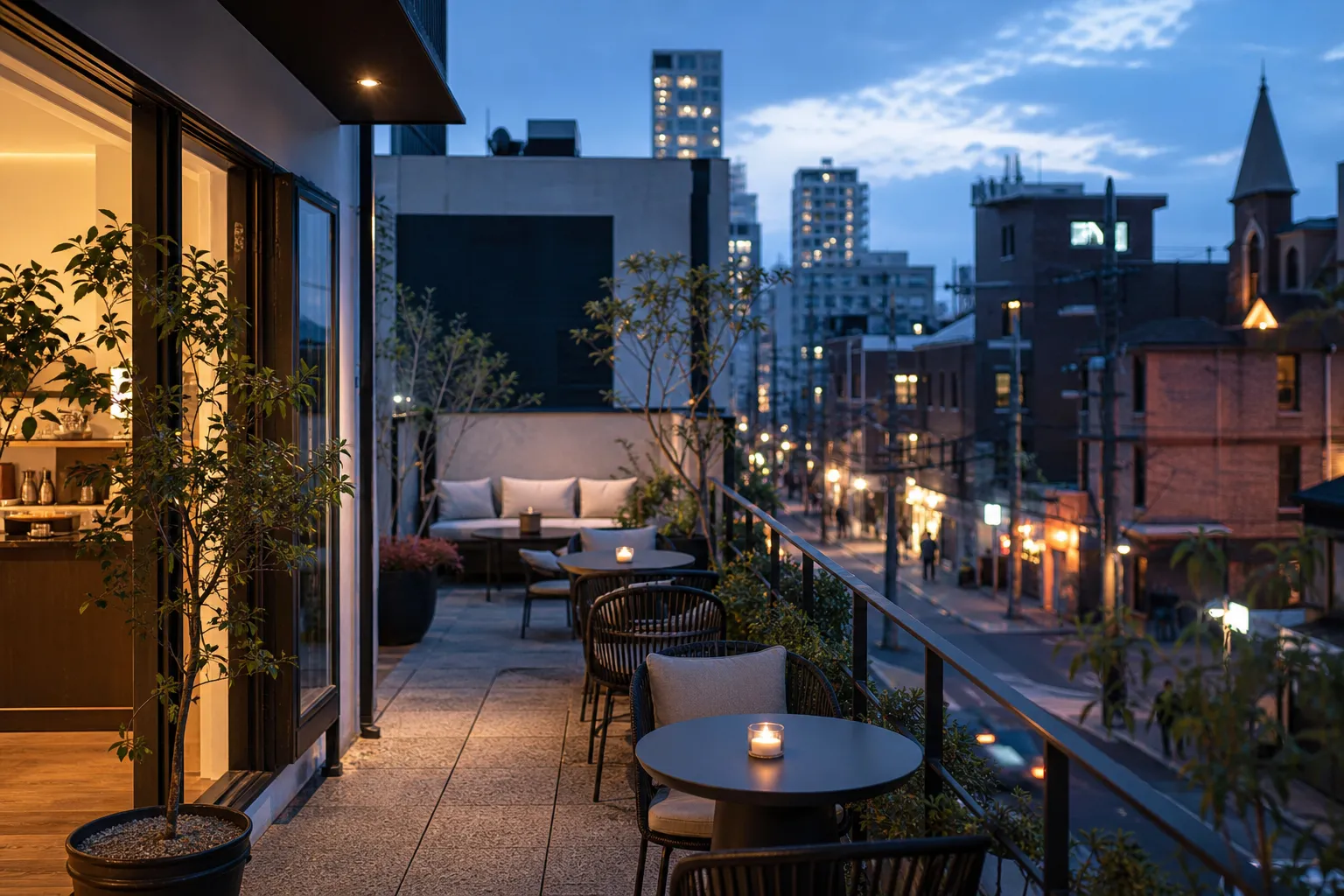 UNDEBT Seoul Cafe Undebt Terrace in Huam-dong Seoul