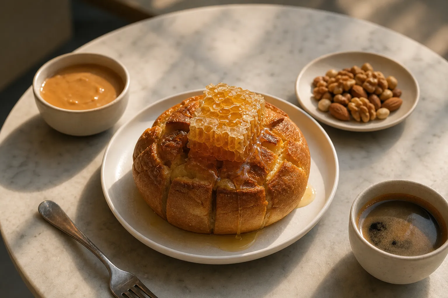Burnt Seoul Osori Honey Bread Euljiro dessert cafe