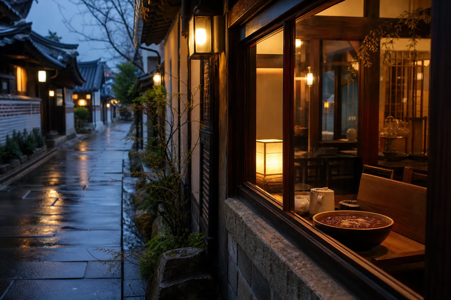 Seoulseo Duljjaero Jalhaneun Jip at 50: The Samcheong-dong Patjuk Shop Still Known for Hand-Made Sweet Red Bean Porridge 3 Seoulseo Duljjaero Jalhaneun Jip Samcheong-dong Seoul patjuk teahouse 50 years