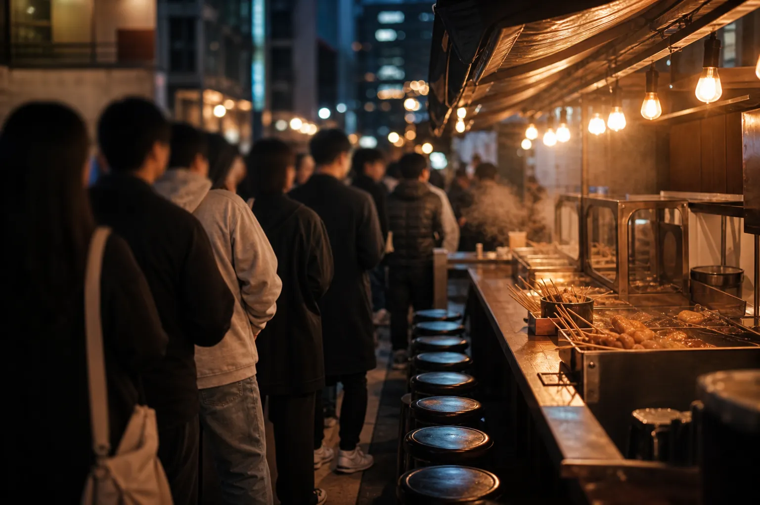 Yume Oden Euljiro waiting culture Seoul oden bar