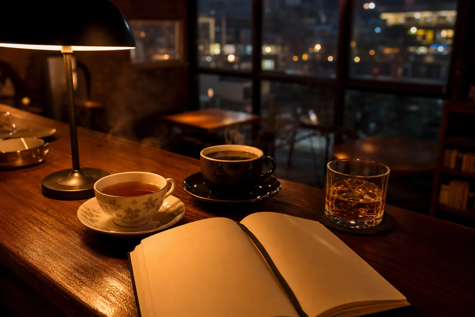 주책다방 심야독서 Yeonnam coffee tea whisky book bar