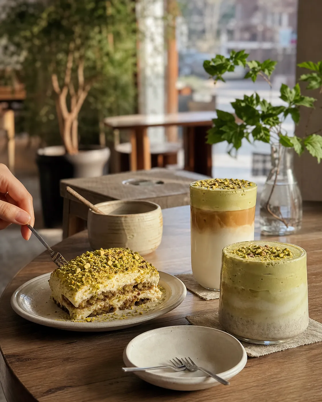 Ungkiro Yeonnam Pistachio Desserts: The Yeonnam-dong Cafe Known for Nutty Cream Coffee and Tiramisu 3 Ungkiro Yeonnam pistachio cream coffee and tiramisu Seoul cafe trend