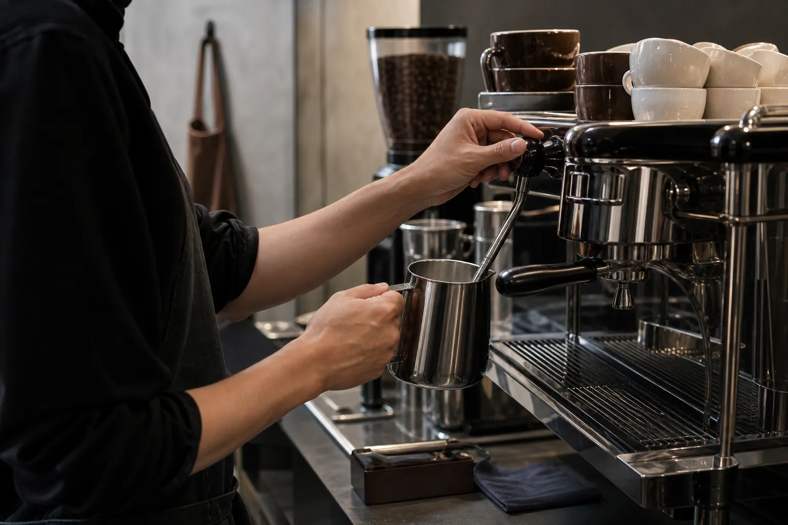 Loose Door Hapjeong experienced barista role Seoul cafe trend