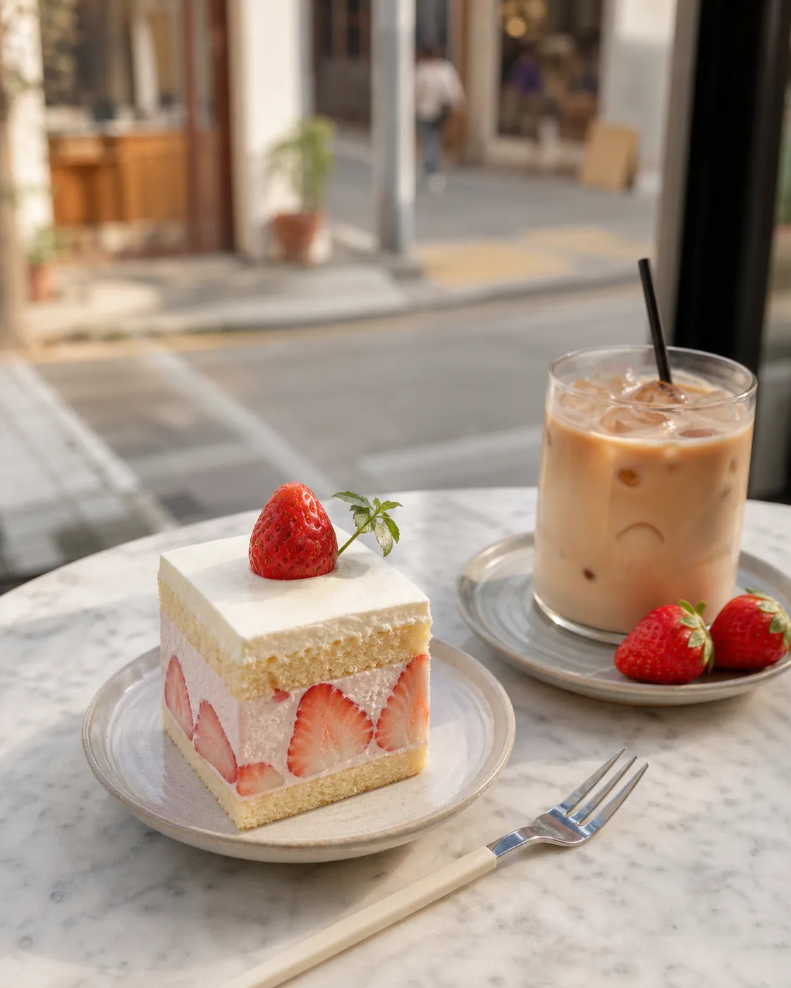 Maeil Cafe Strawberry Milk Cake: A Sweet Seasonal Dessert in Yeonnam 3 매일카페 딸기우유케이크 Seoul Yeonnam cafe trend