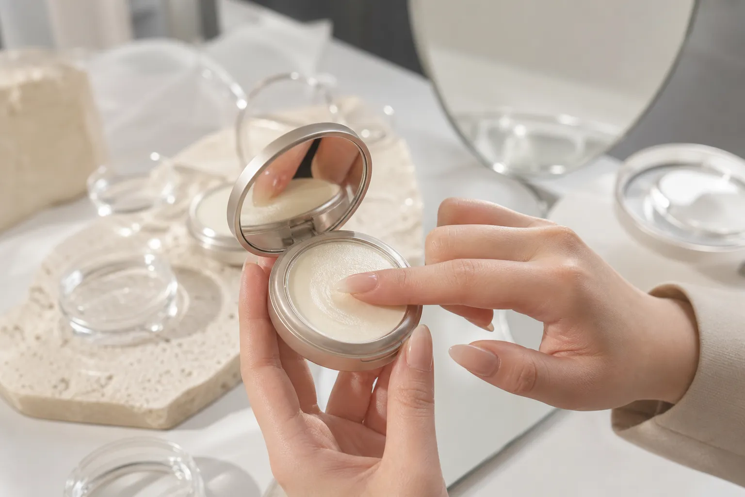 TAMZ x WENEED HAIR Popup at Scene Seongsu: Pearl Perfume Balm Launch and Runway Program 3 탬즈 위니드헤어 팝업 Pearl Perfume Balm Seoul beauty trend concept