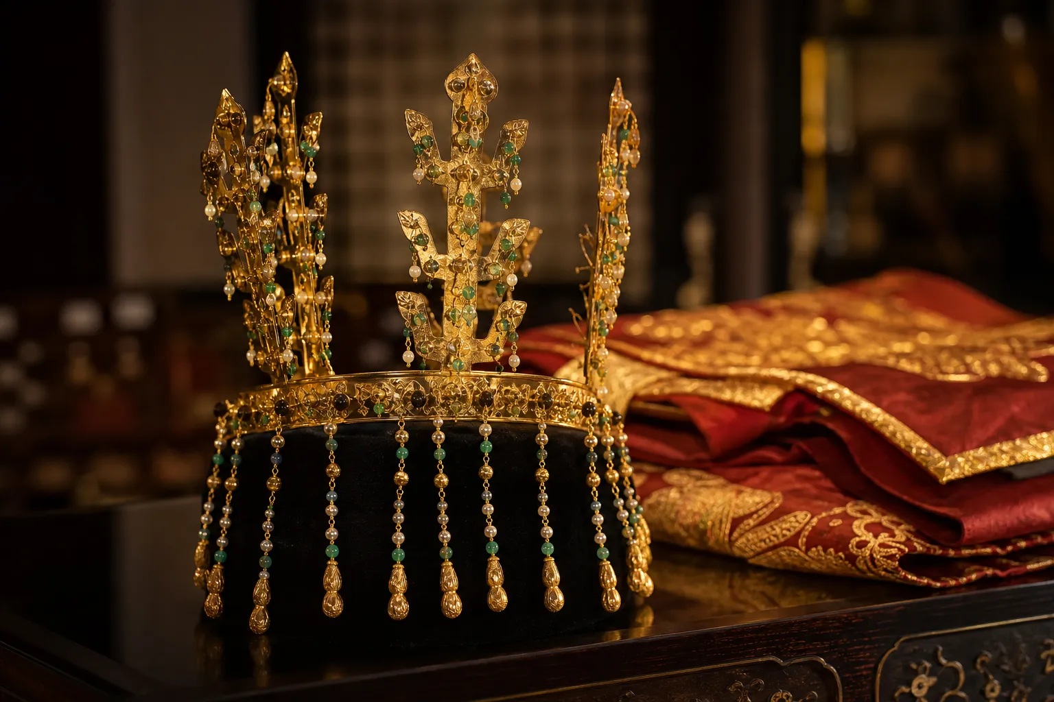 퍼펙트크라운 천세 구호 역사왜곡 논란 crown imagery concept