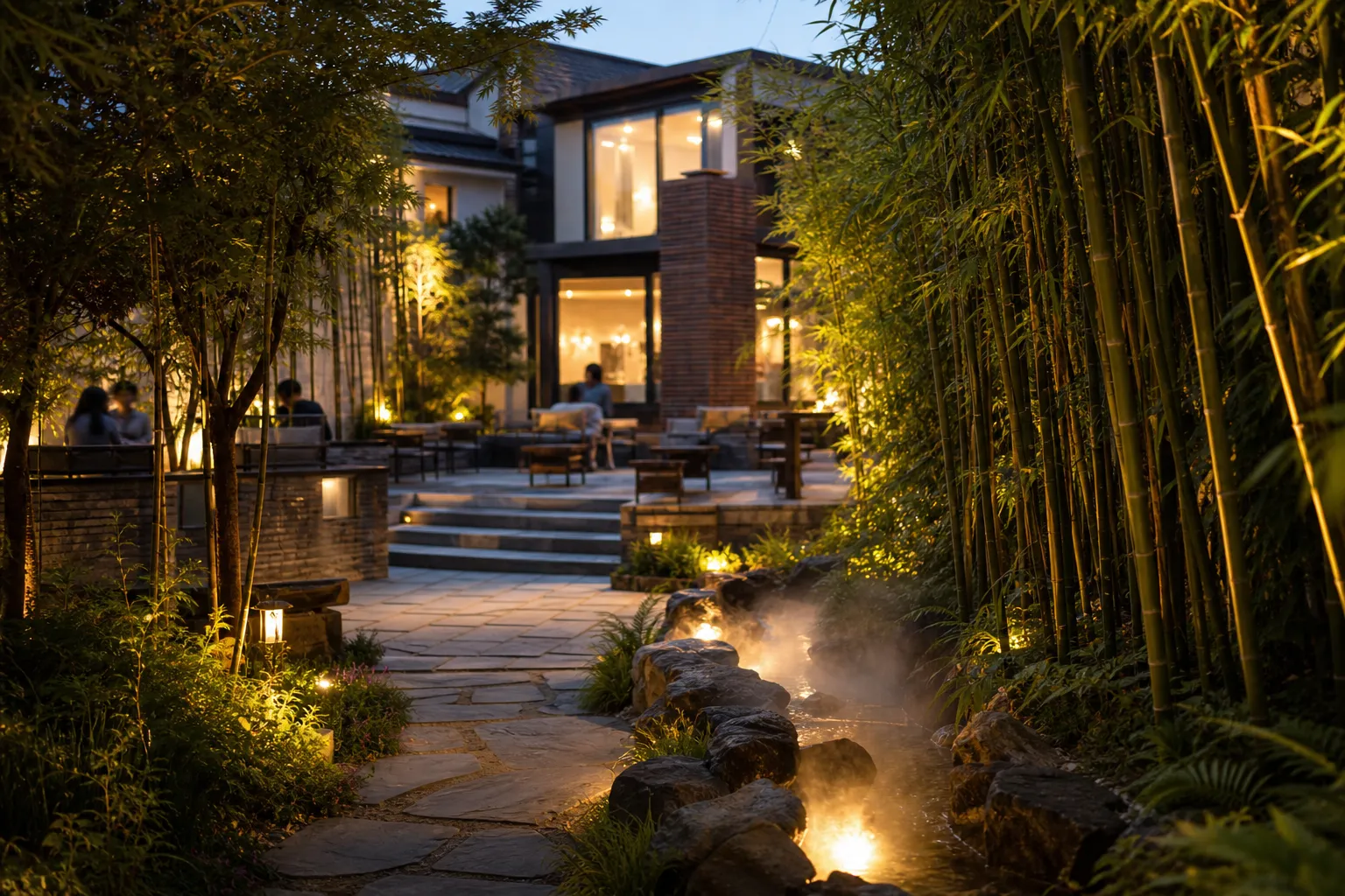 Saeraul Garden Terrace: A Warm Guide to the Yeonhui Cafe’s Layered Outdoor Spaces 3 Saeraul Garden Terrace bamboo garden water feature Seoul