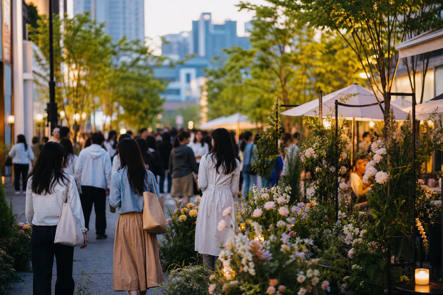 Seoul Forest Seongsu-dong foot traffic after Seoul Garden Show 250만명 trend