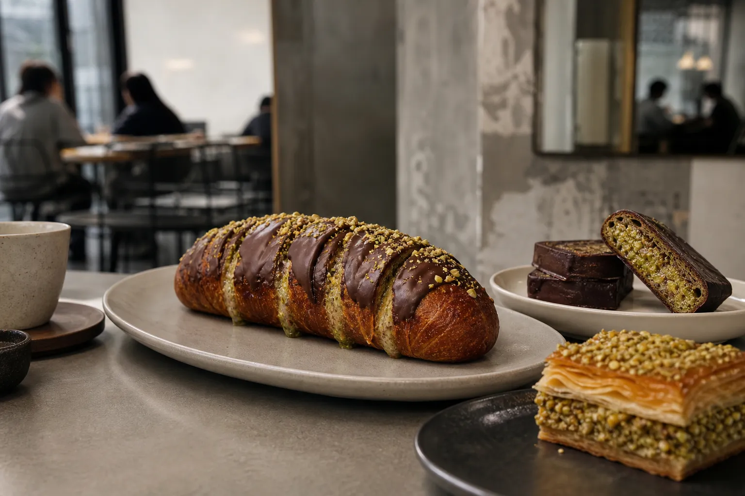 TENNE Seongsu Dubai Chocolate Baguette: What Makes This Dessert Stand Out 3 TENNE Seongsu bakery Dubai chocolate baguette menu context