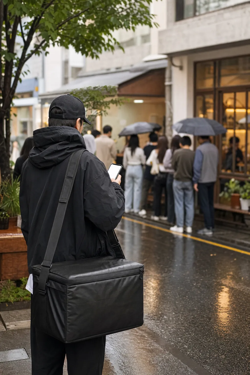Hongdae donut waiting trend paid line service in Seoul