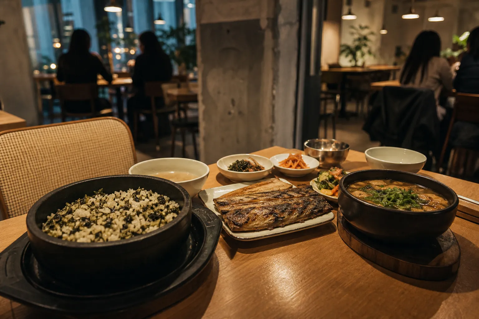 Seonchae Seongsu Sotbap: A Warm Guide to the Galchi and Gondre Rice Bowl in Seongsu 3 Seonchae Seongsu sotbap restaurant style in Seoul