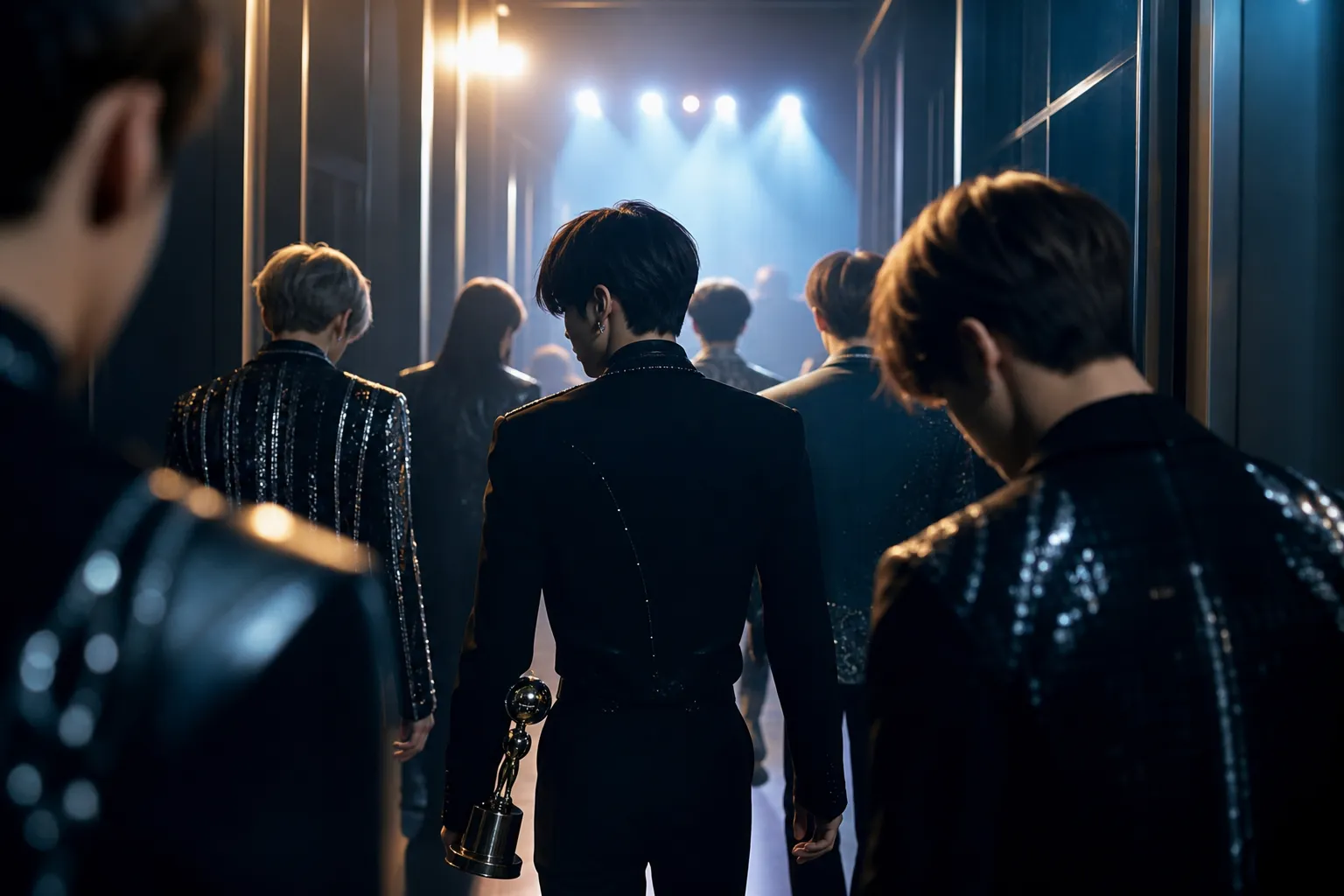 KATSEYE AMA Acceptance Speech Draws BTS Backlash After Three-Win Night 3 KATSEYE AMA acceptance speech BTS mention backlash concept