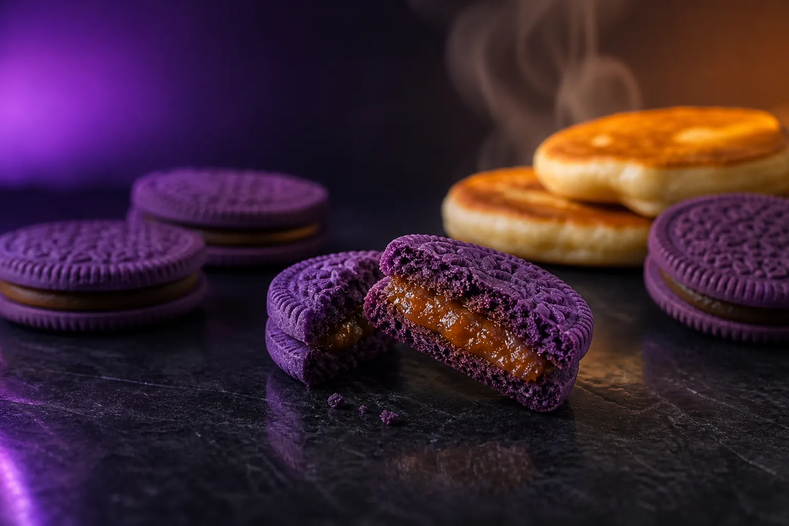 BTS Oreo hotteok flavor June 2026 release purple wafers