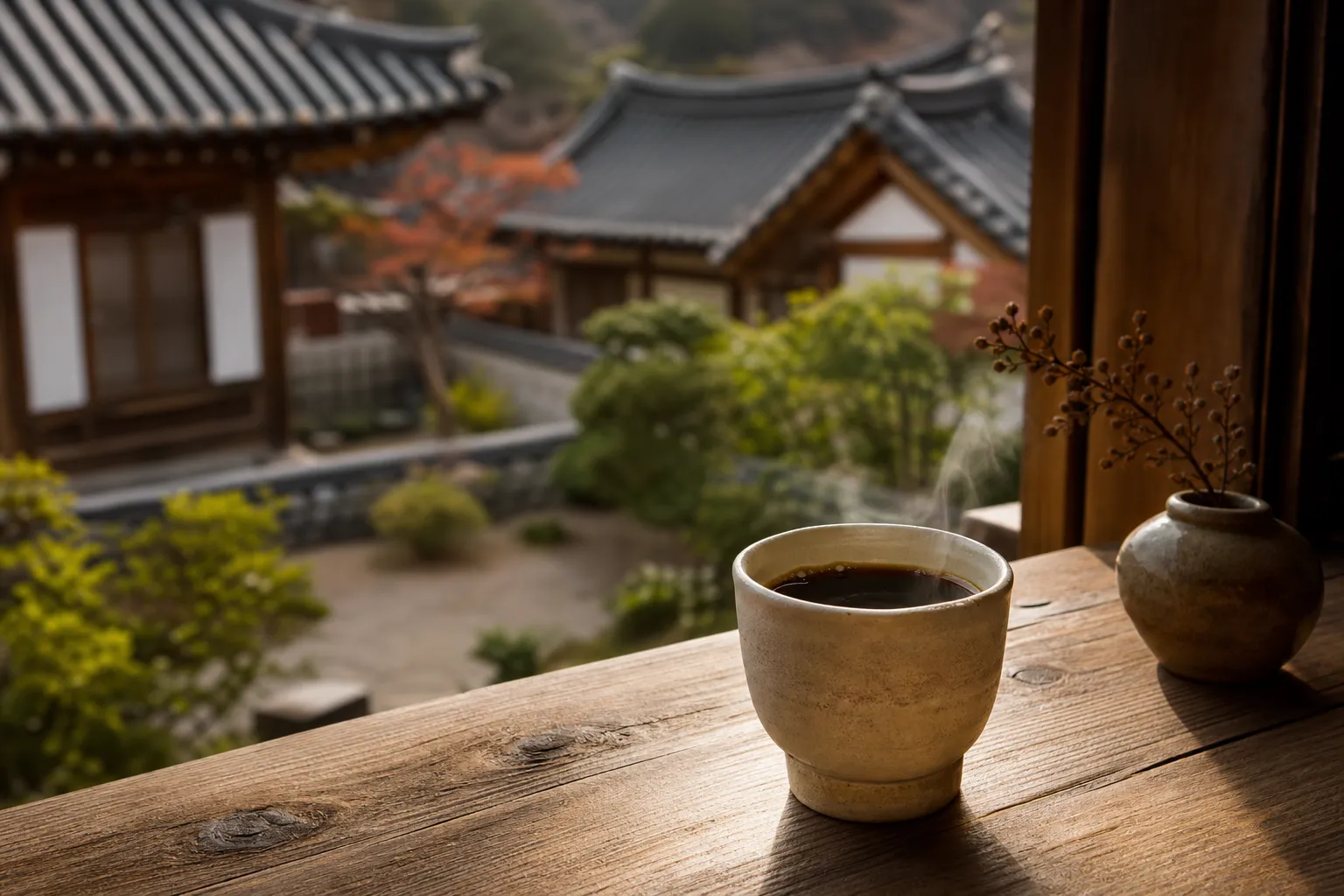 Gongjung Garden Hand Drip: Seochon’s Hanok Cafe for Slow Coffee 3 Gongjung Garden hand drip coffee in Seochon Seoul