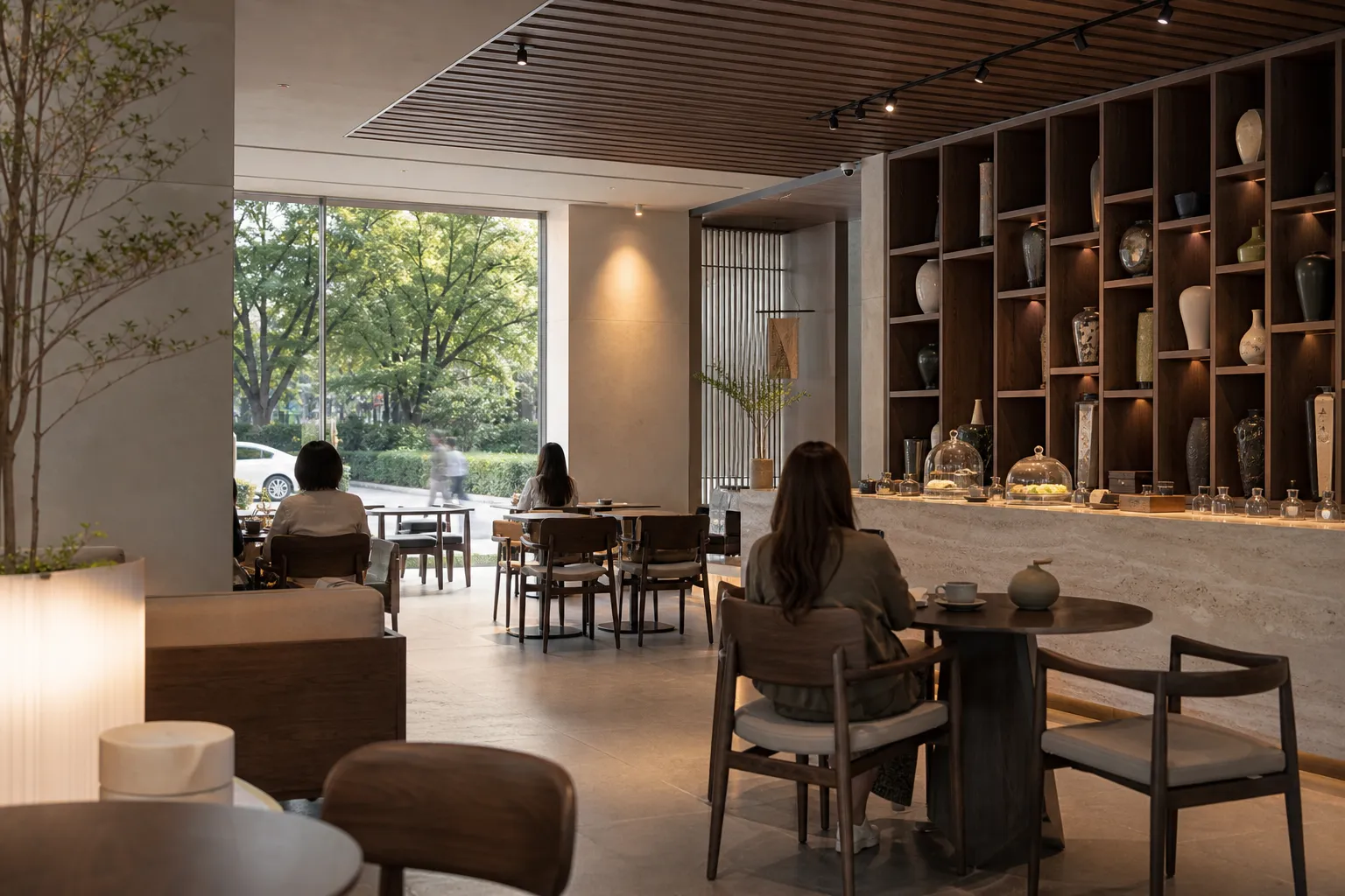 KURARIE Dosan Park Cafe: What to Know About the New KURARIE Apgujeong Dessert Spot 3 KURARIE Dosan Park Cafe Seoul culture space concept