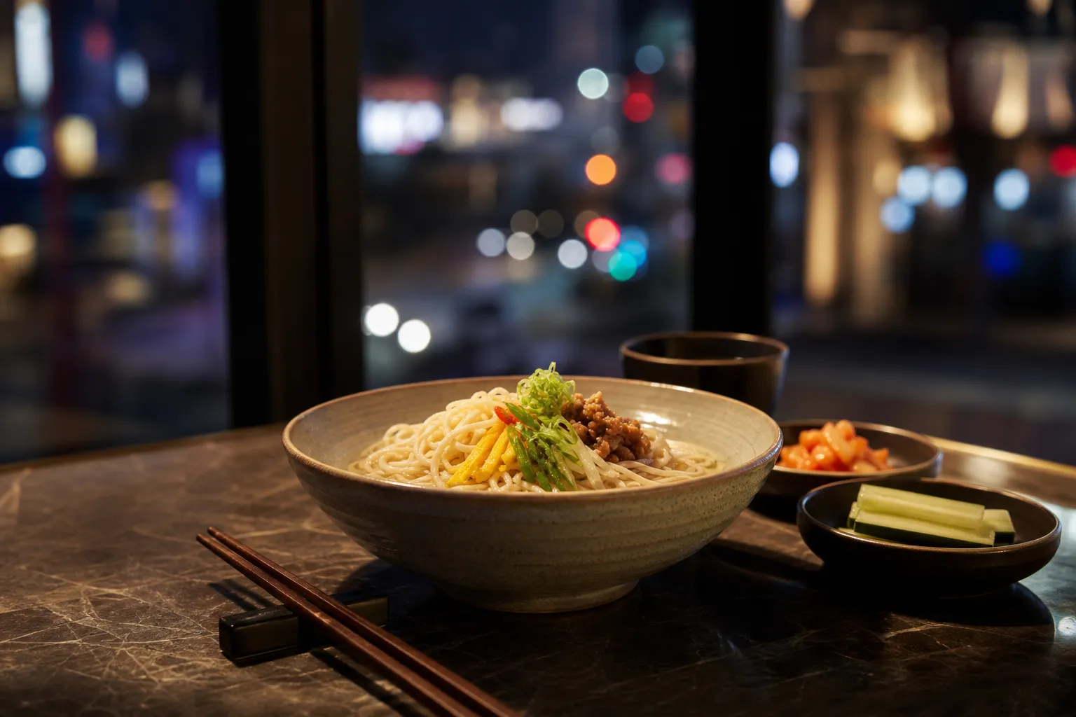 Myeon Seoul Apgujeong Rodeo Bib Gourmand noodle spot Seoul