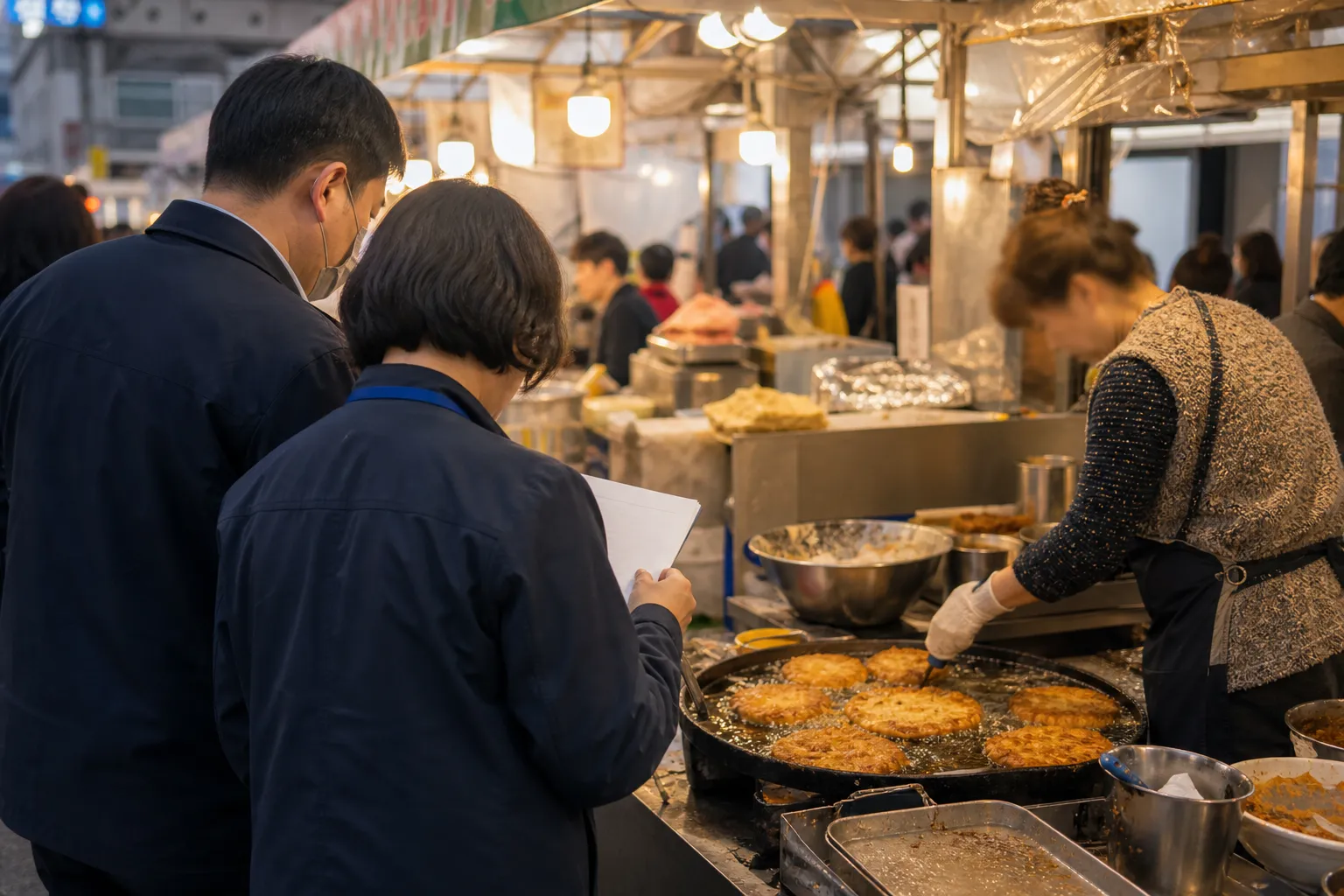 Gwangjang Market Crackdown Seoul overcharging hygiene street stall accountability concept
