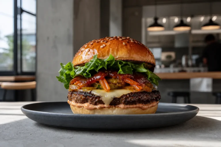 Zesty Saloon Seongsu Korea Burger Champion 2026 burger concept