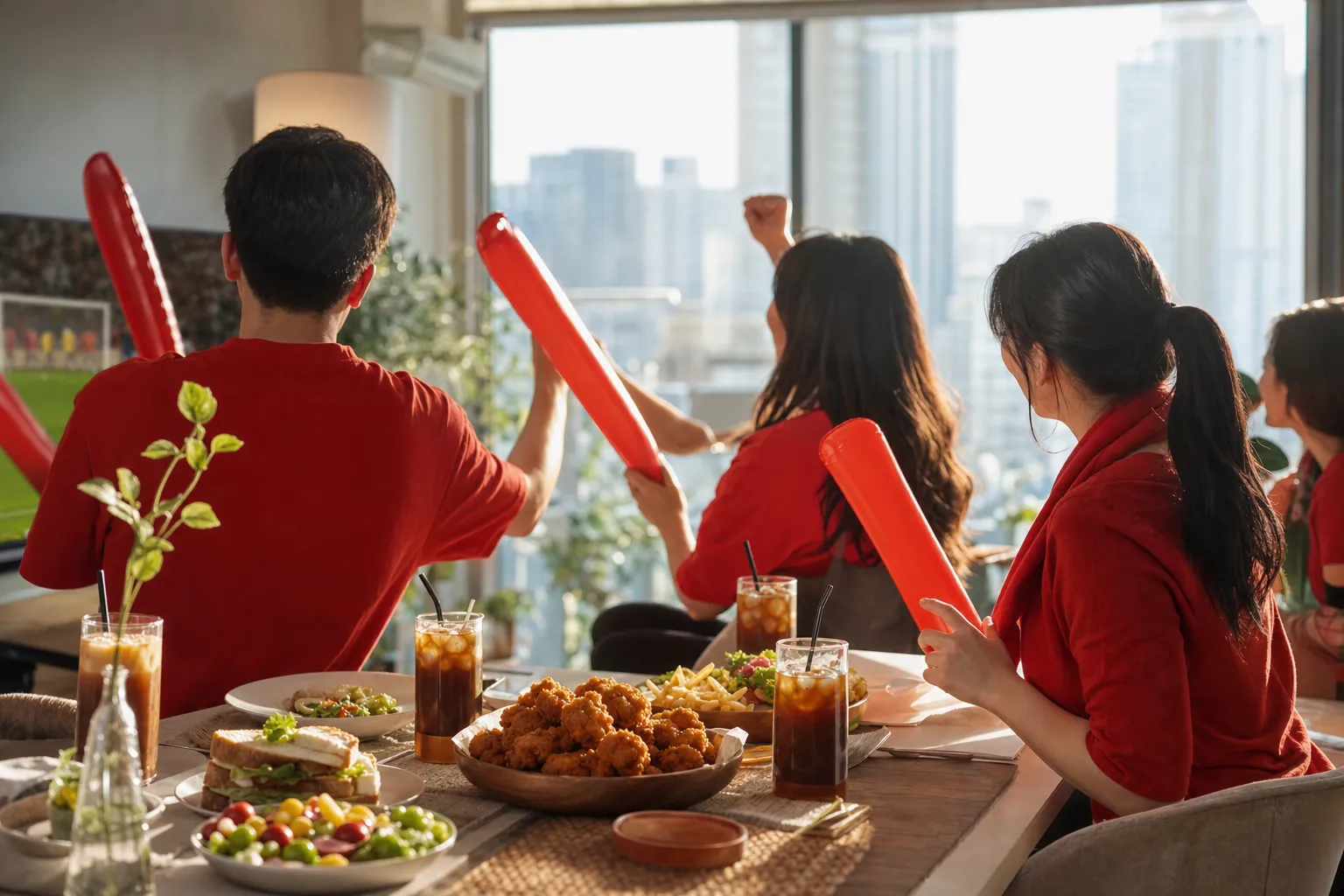 World Cup morning cheering Korea 10 A.M. brunch gatherings trend