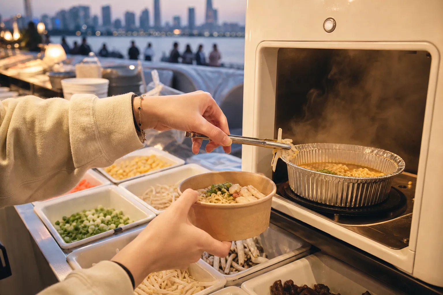 Making Your Own Hangang Ramen 2026 Hangang Three-Sport Festival Seoul concept