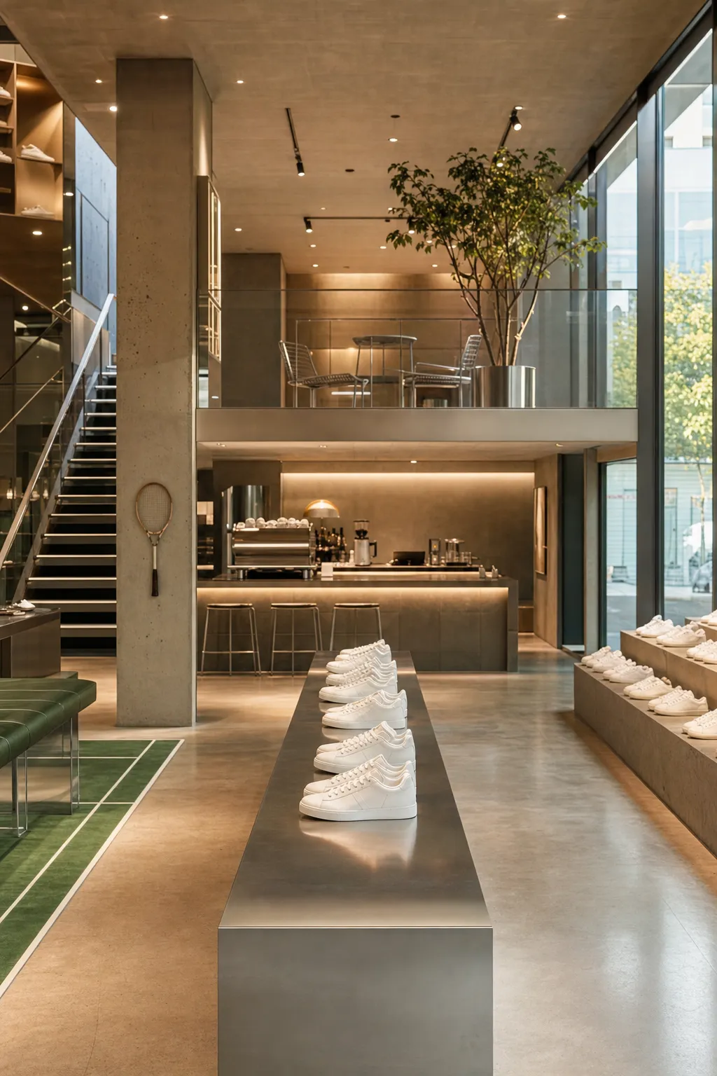 K-Swiss Seongsu Flagship THE HOUSE OF COURT tennis cafe concept