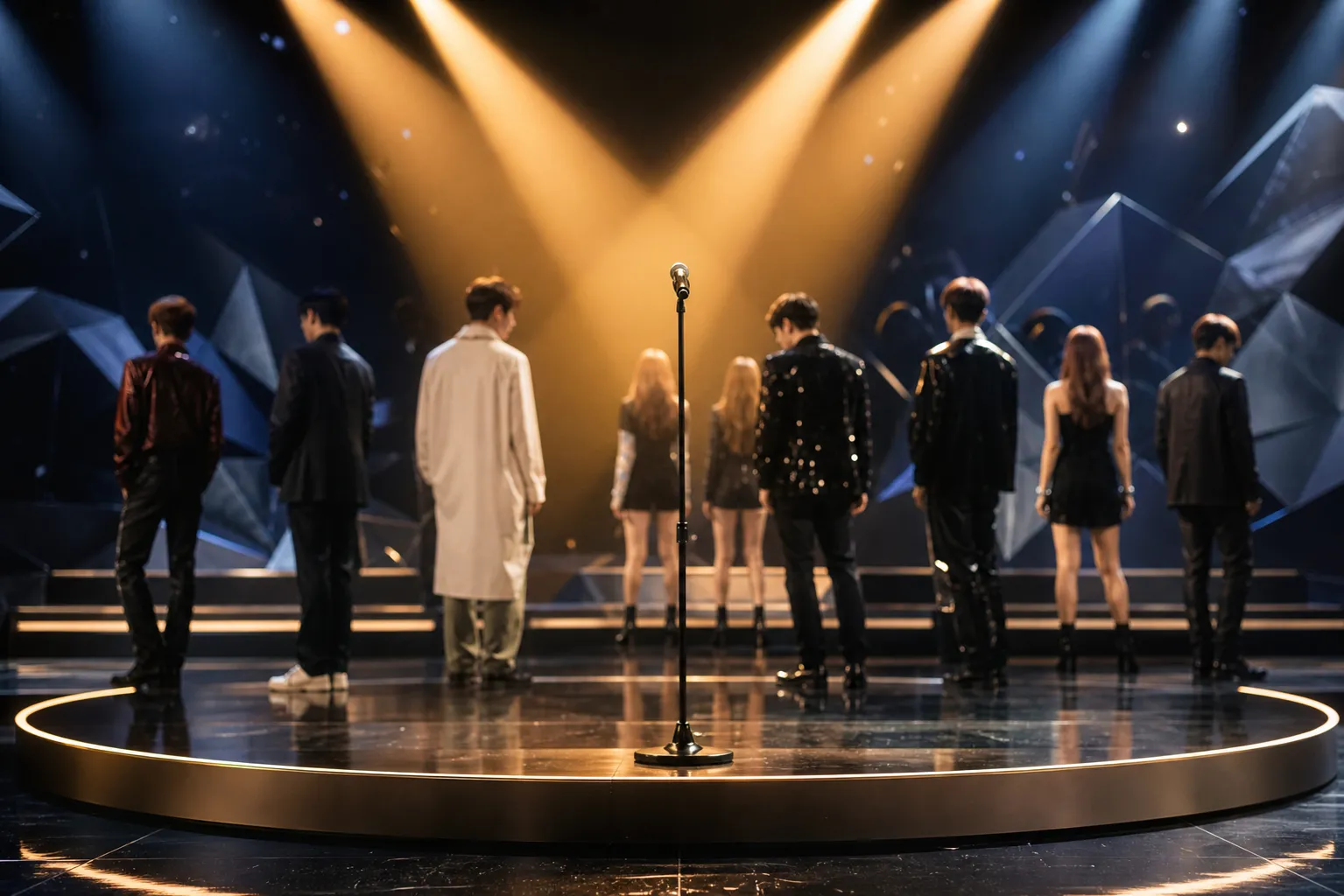 Asian Pop Grammy Language Rule Draws Attention as Fully English Tracks Are Excluded stage concept