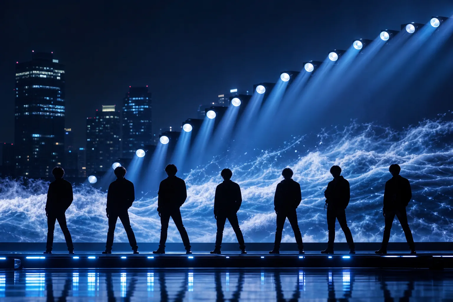 BTS SWIM Hot 100 12 weeks June 20 Billboard Chart stage concept